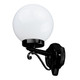 Siena 20cm Sphere Wall Light - Black Finish / E27 Siena 20cm Sphere Wall Light - Black Finish / E27
